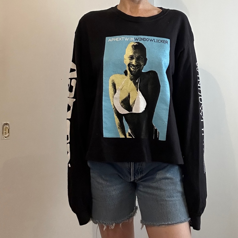 Aphex Twin long sleeve graphic tee